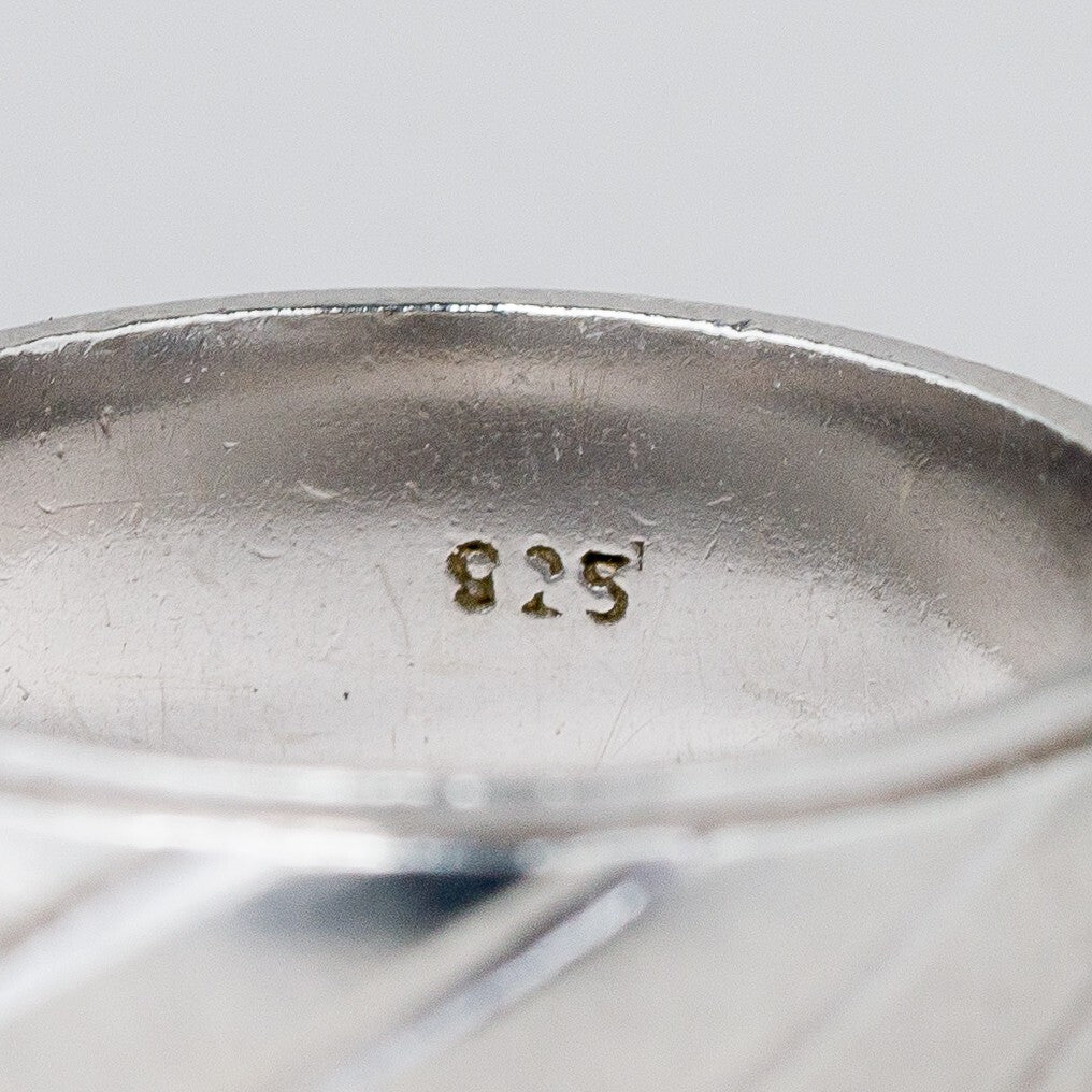 Silber Ring 925 Größe 61 (19,4 mm Ø) 7,83 g6