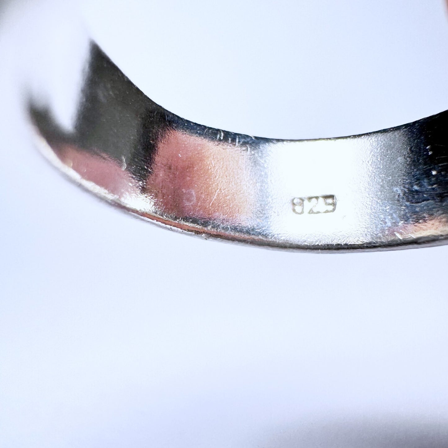 Ring 925er Silber Größe 58 Ethno Muster 5,19g6