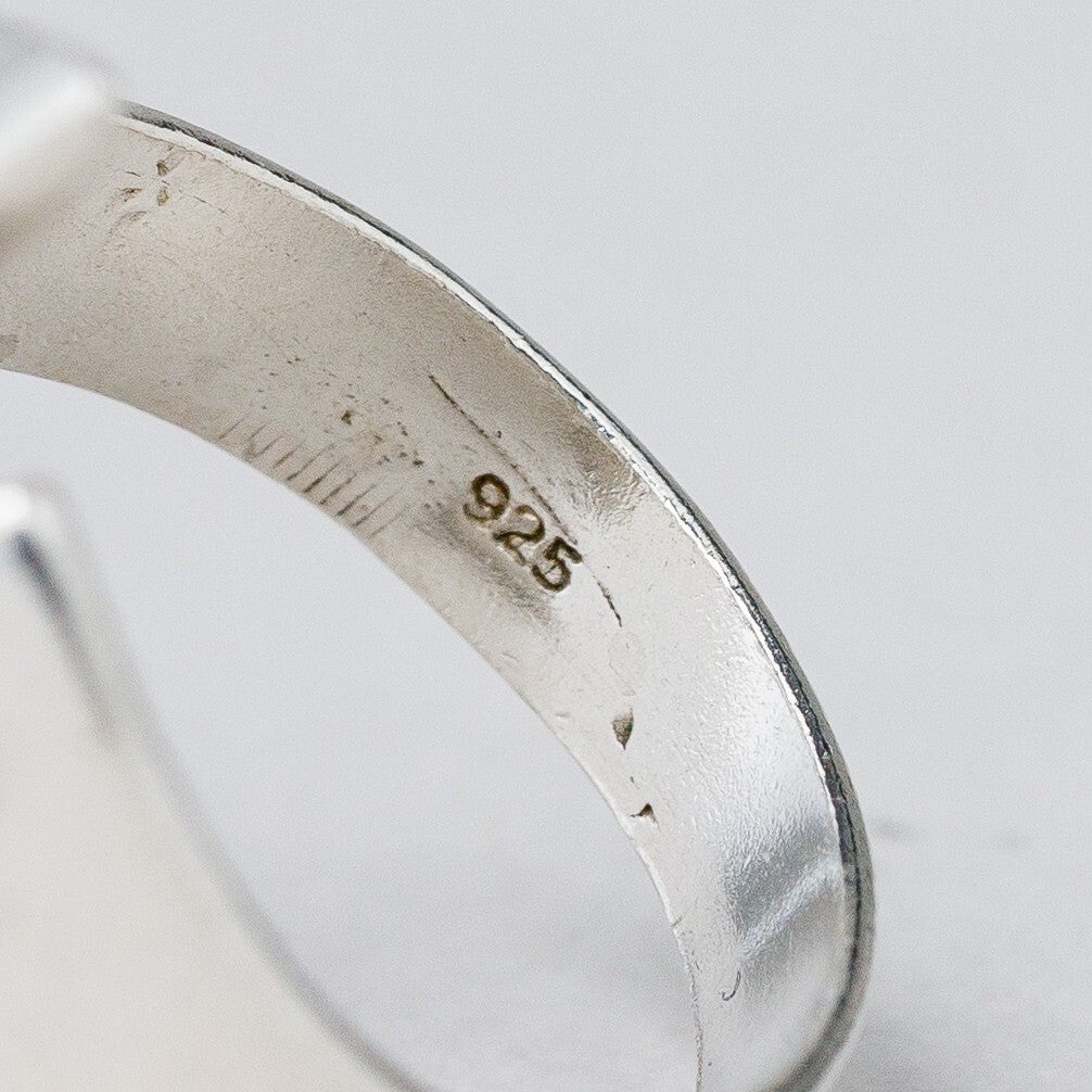 Silber Ring 925 Größe 53 (16,8 mm Ø) 6,87 g7