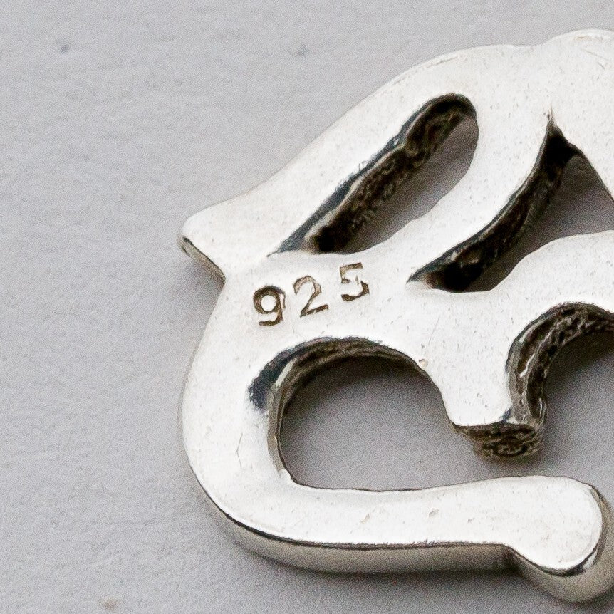 Silber Anhänger Kettenanhänger 925 Om Symbol 3,03 g7