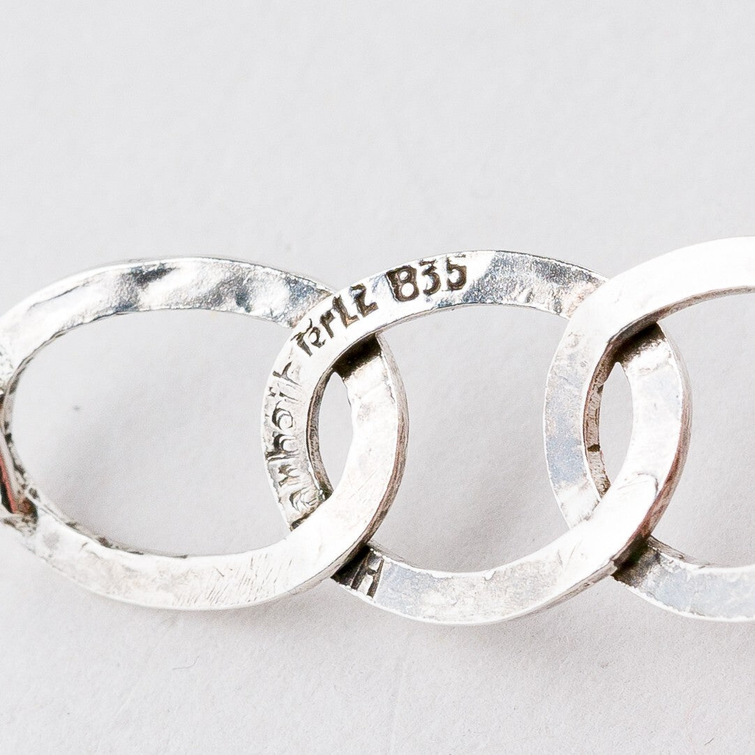 Silber Brosche 835 5,1 cm 3,89 g6