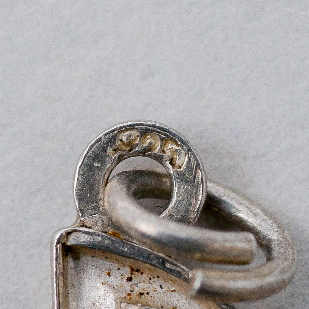 Anhänger "A" 925er Silber 0,59 g 1,5 cm2