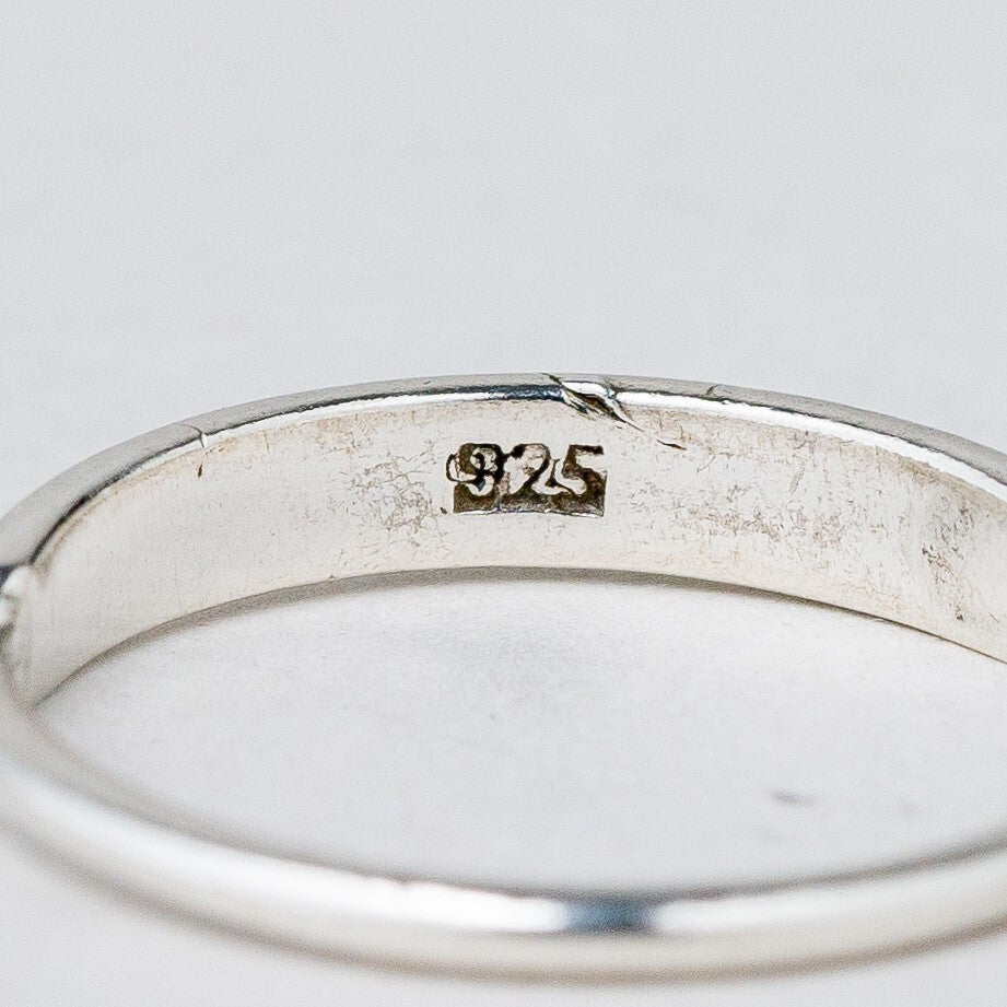 Silber Ring 925 Größe 50 (15,9 mm Ø) 1,14 g6