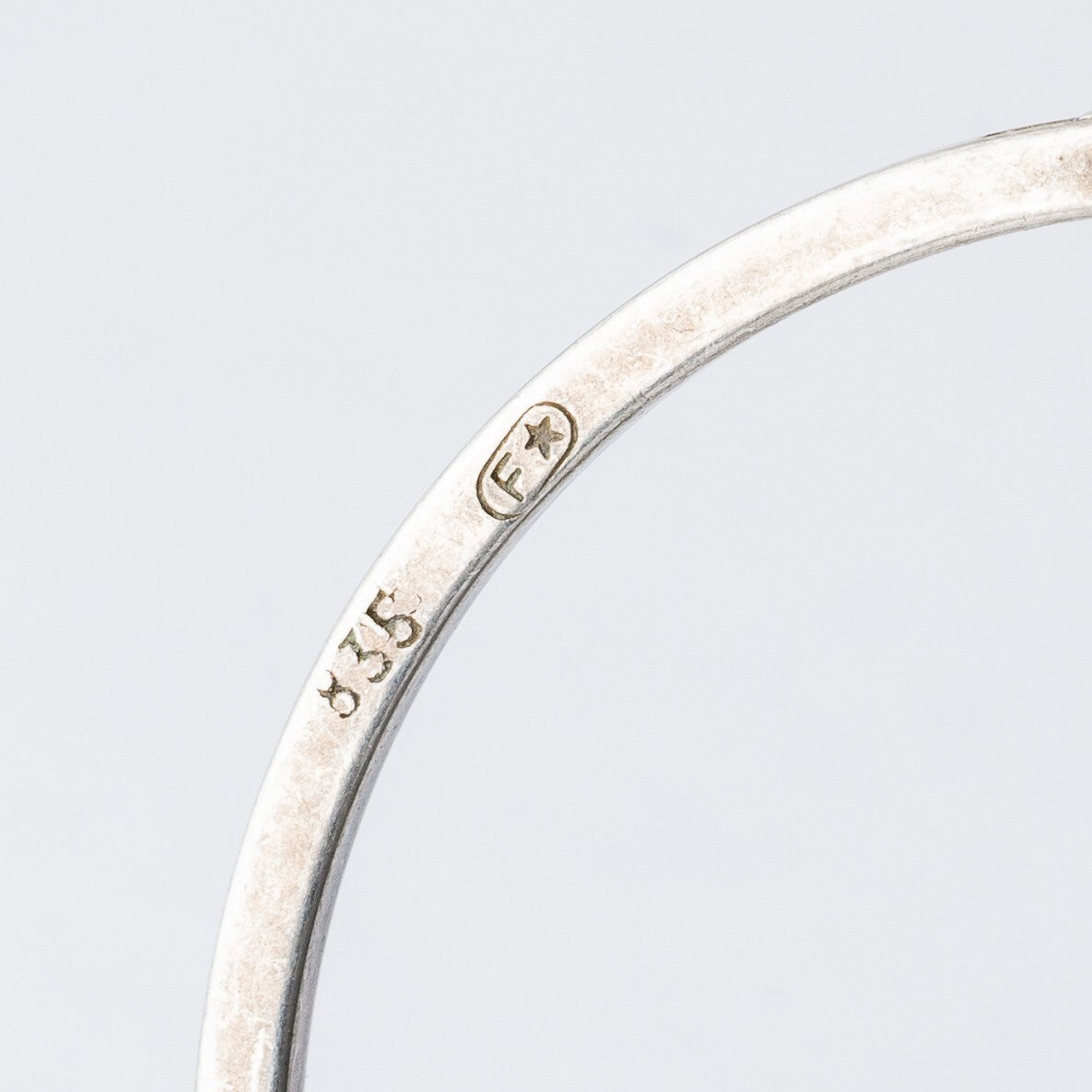 Einzelner Ohrring Creole 835er Silber 1,24 g4
