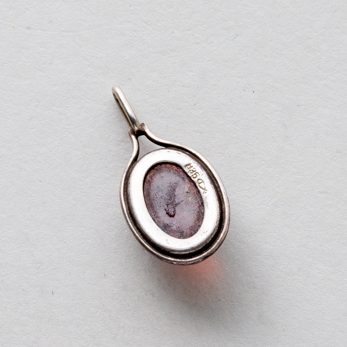 Anhänger Bernstein 835er Silber 1,73 g 2,5 cm1