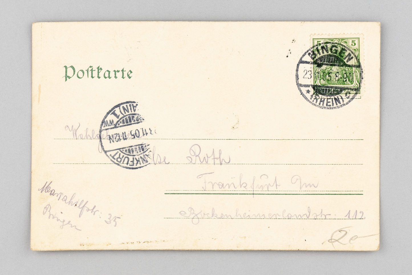 Ansichtskarte Gruss aus Bingen 19051