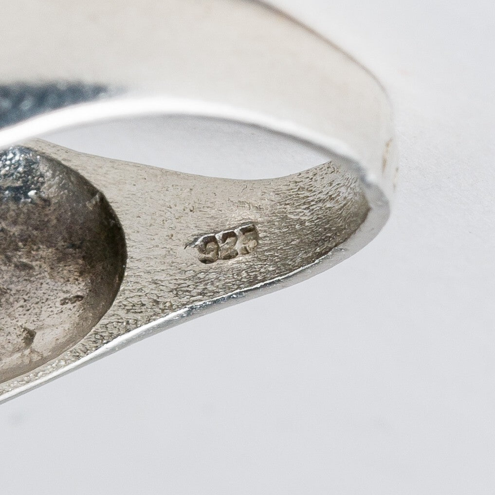 Silber Ring 925 Yin Yang Größe 52 (16,5 mm Ø) 5,83 g5