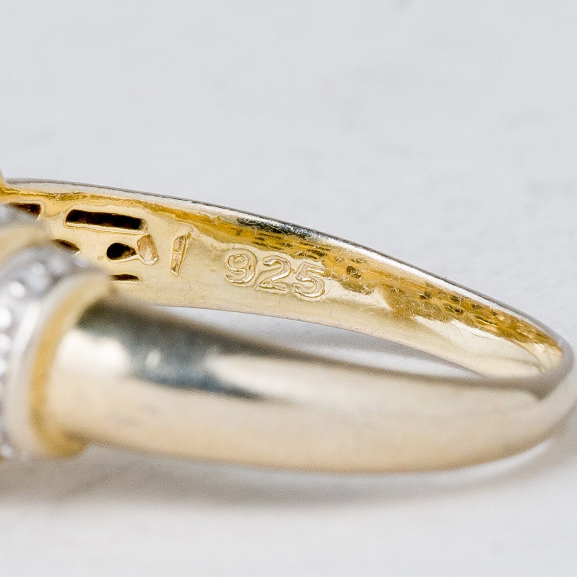 Silber Ring 925 Perle Größe 56 (17,8 mm Ø) 6,08 g5