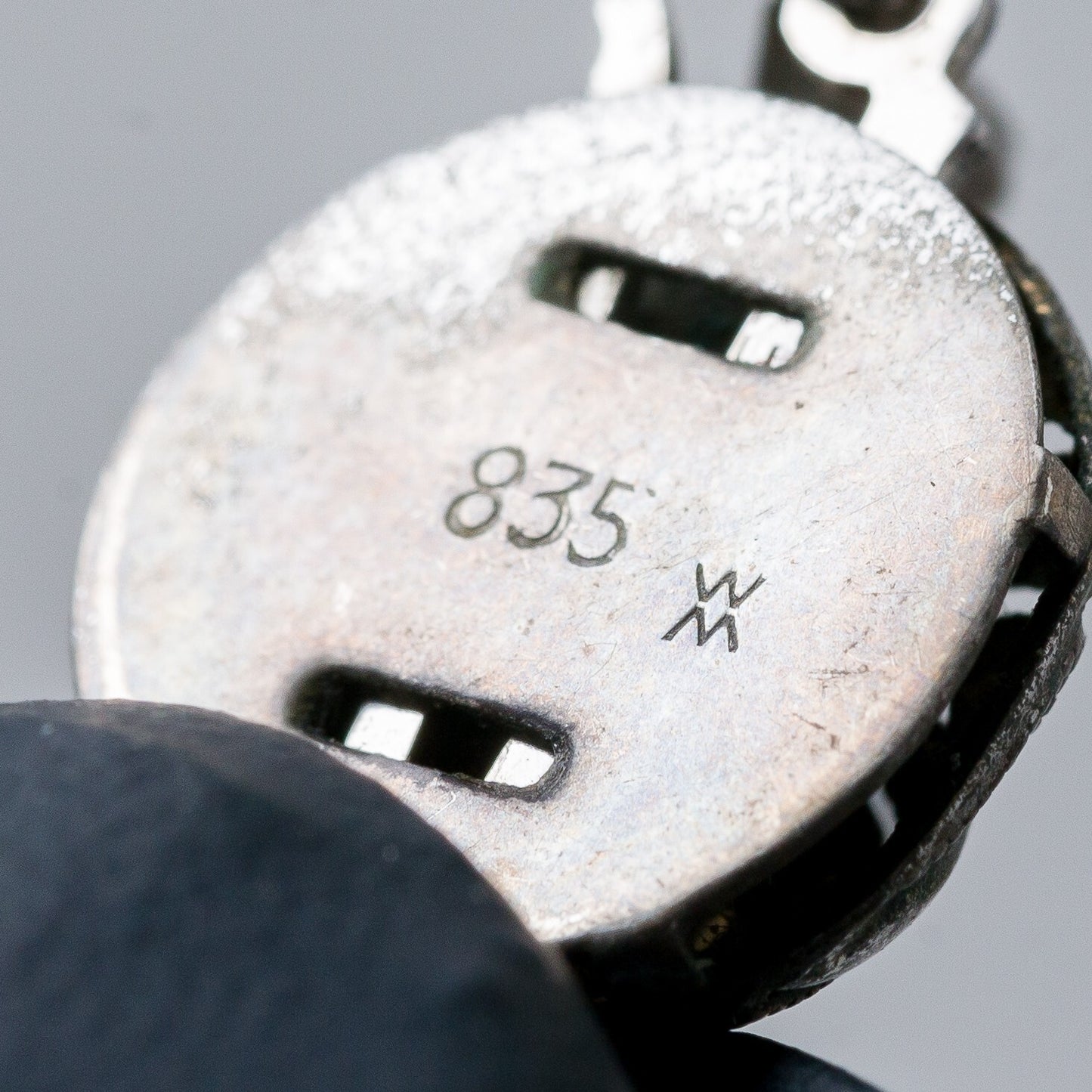 Kettenverschluss 835 Silber Perle 1,32 g5