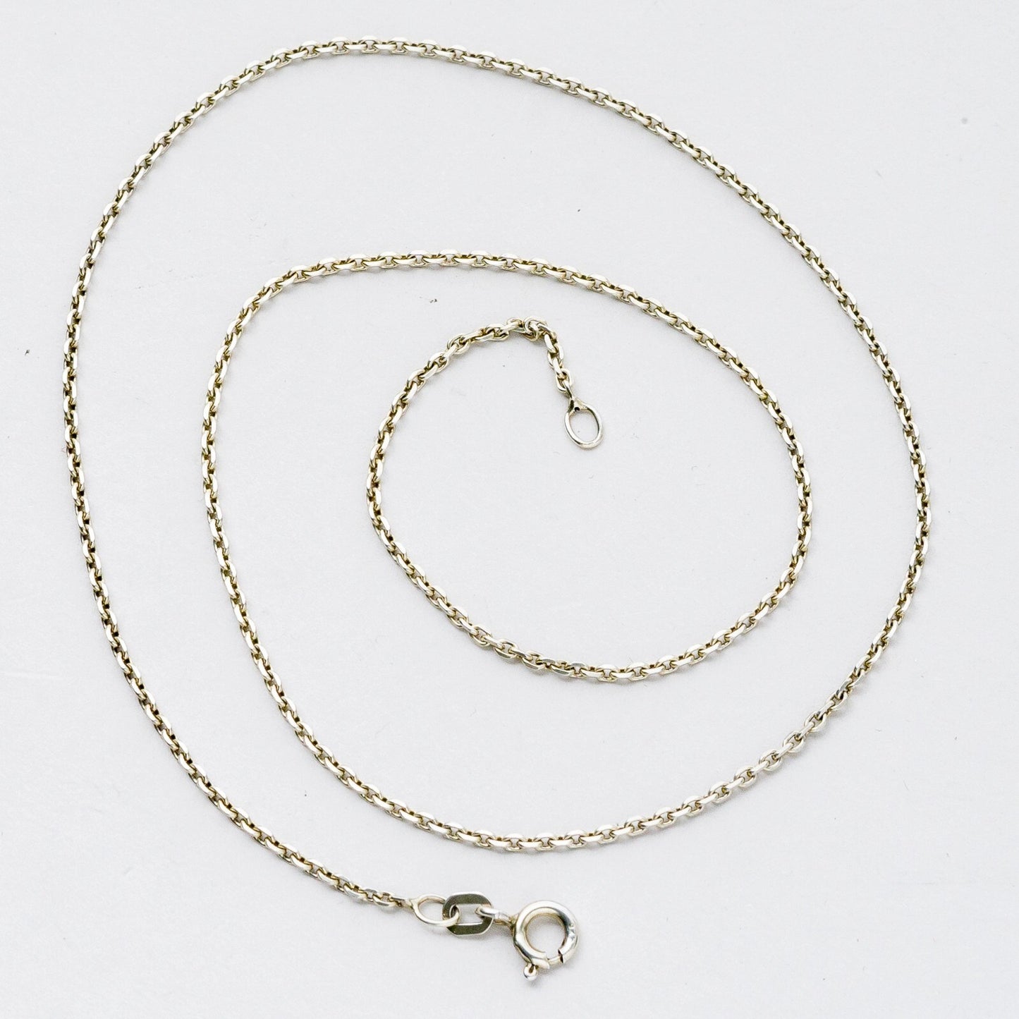 Silber Silberkette Halskette 45 cm 925 Ankerkette 3,52 g6