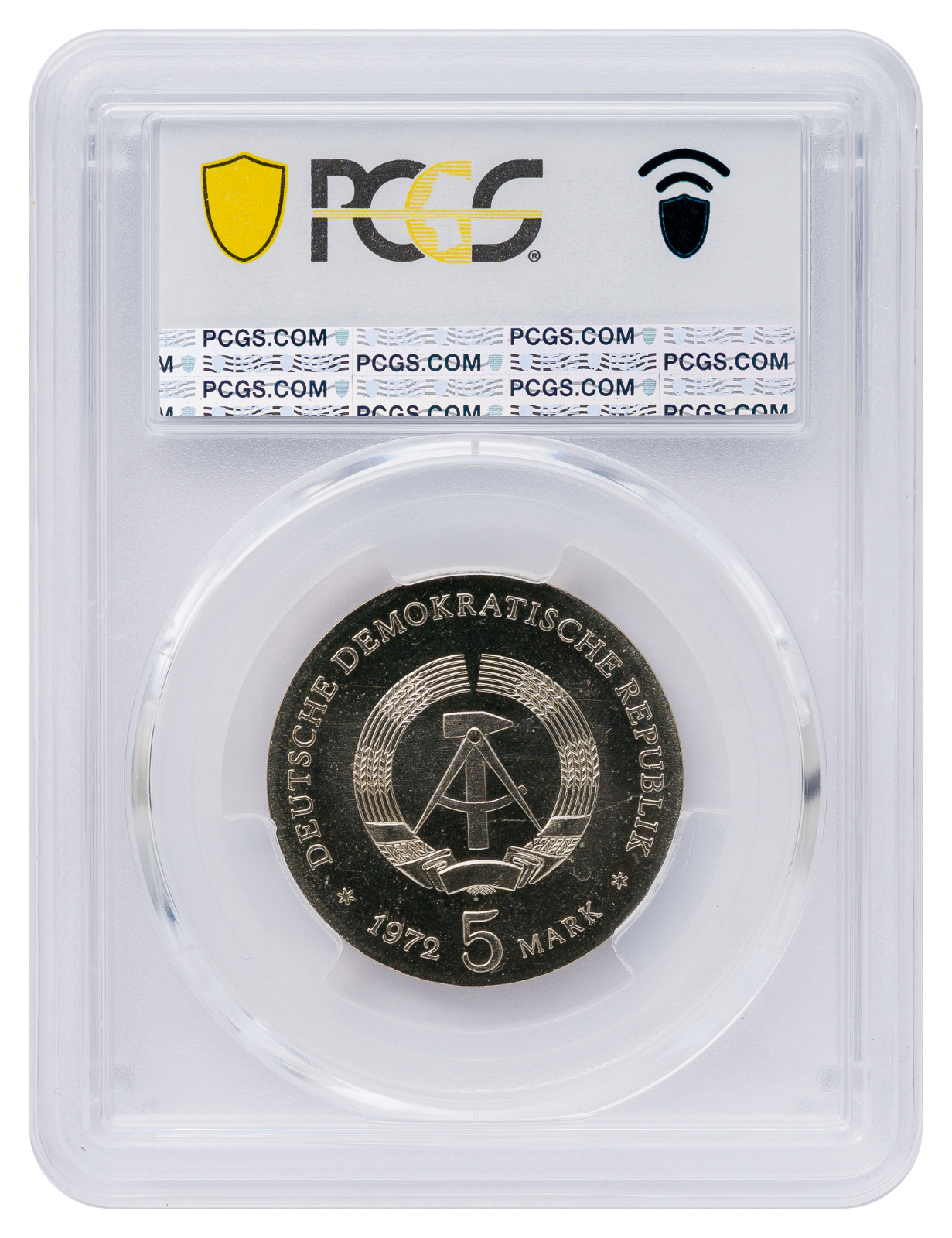 5 Mark DDR 1972 Johannes Brahms DDR PCGS MS672