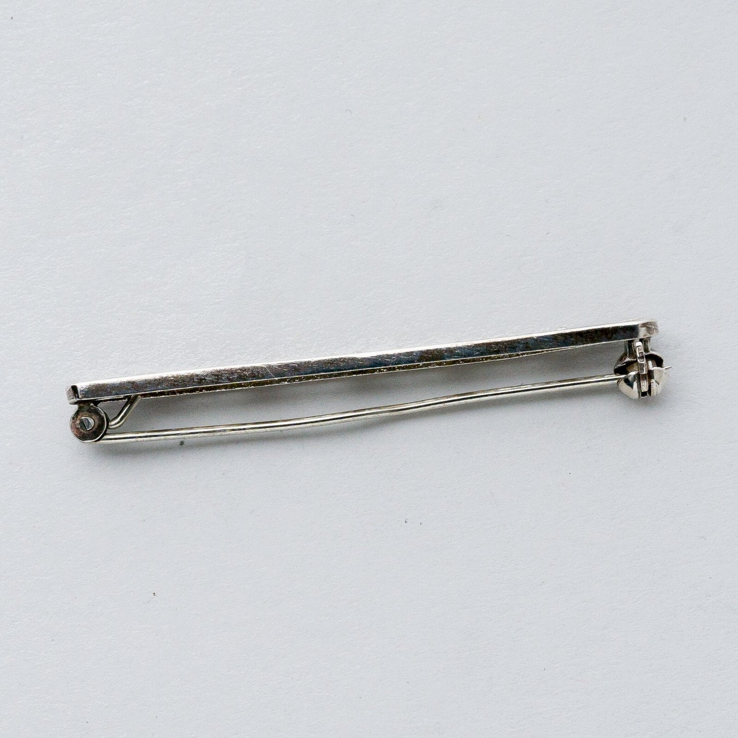Silber Brosche Spange 835 Floral Filigran 2 g8