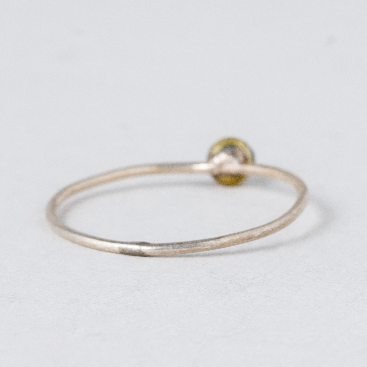 Ring Blauer Stein Silber 0,33 g Größe 48 (15,3 mm Ø)2