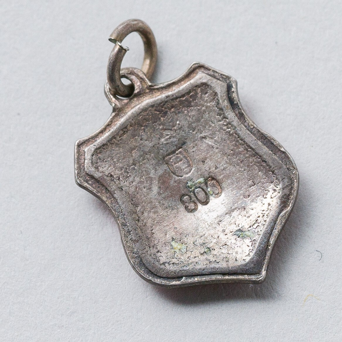 Anhänger 800 Silber Souvenir Anhänger B. Aibling 1,7 cm 1,05 g6