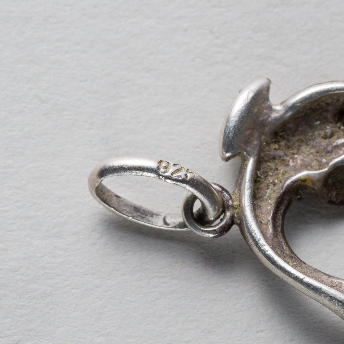 Anhänger 925er Silber 1,5g Fische 2 cm x 1,7 cm2