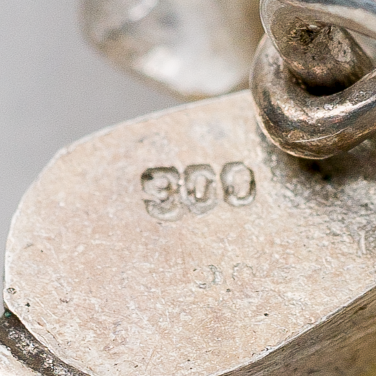 Manschettenknöpfe Grandeln 800er Silber 10,97 g2