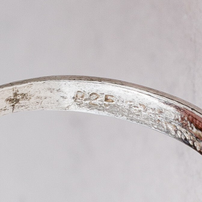 Silber Ring 925 Größe 51 (16,2 mm Ø) 1,61 g7