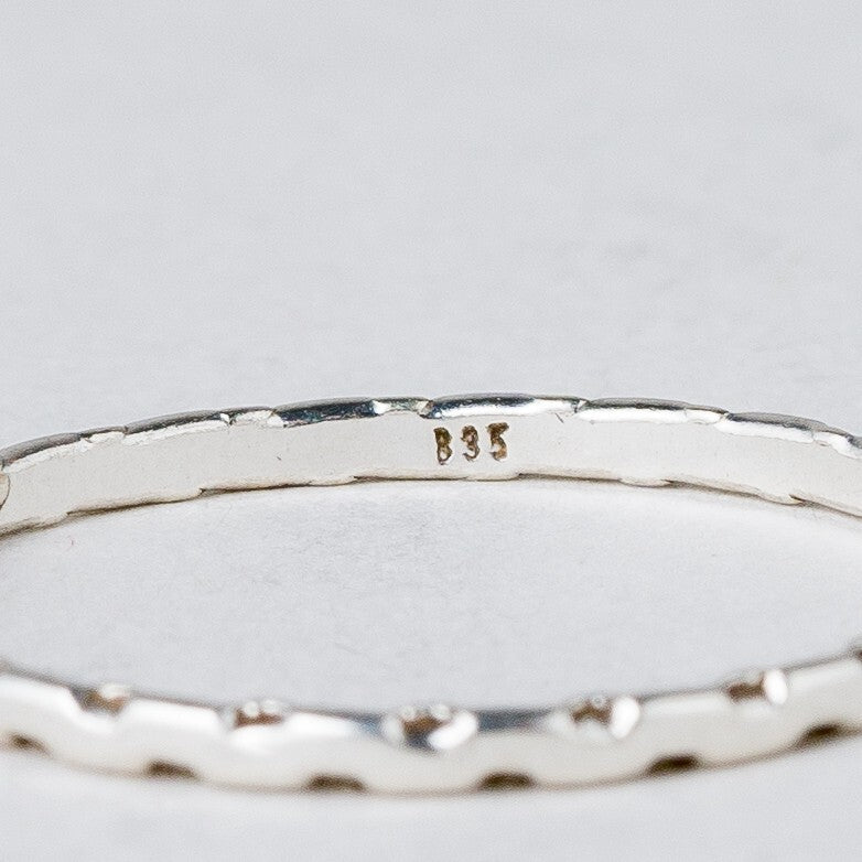 Silber Ring 835 Größe 57 (18,1 mm Ø) 0,6 g4