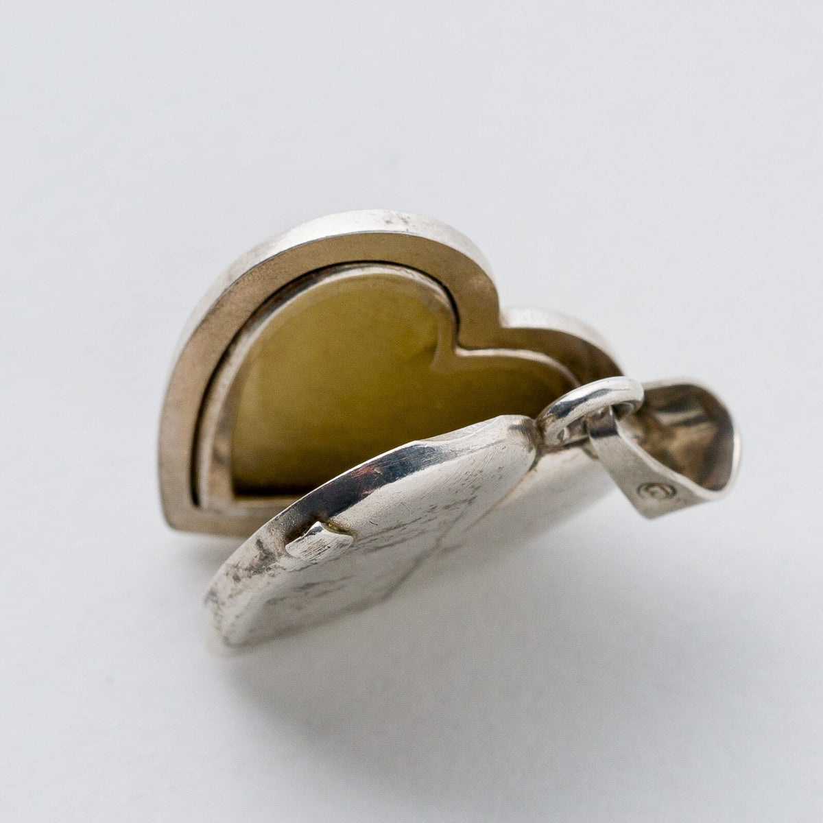 Anhänger 835 Silber Medaillon Herz 3,2 cm 5,52 g9