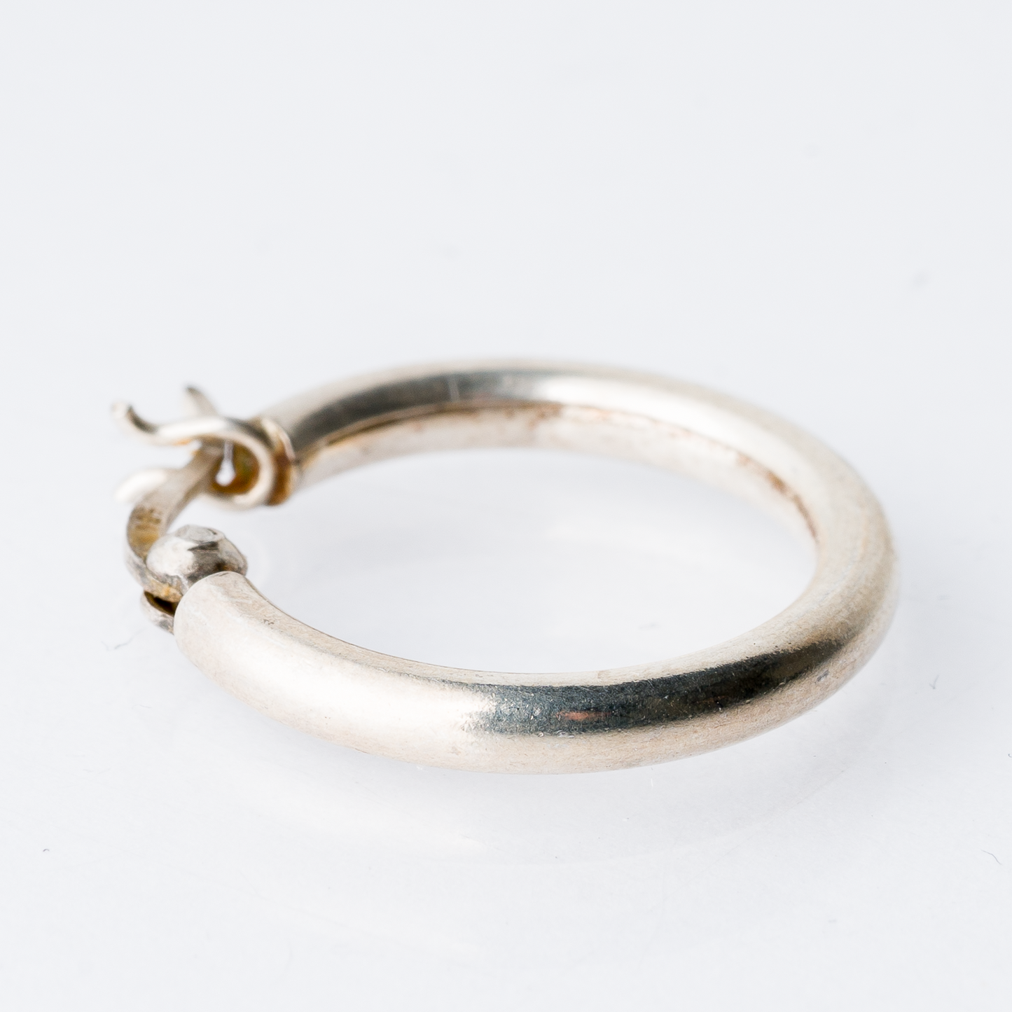 Einzelner Ohrring Creole 925er Silber 1,44 g5