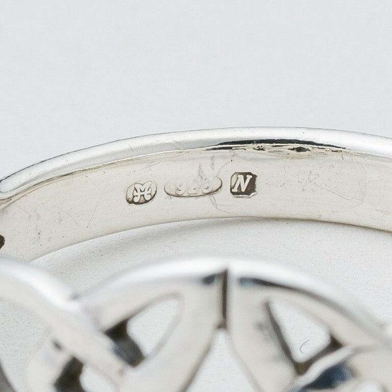 Silberring 925er Silber 2,19 g Größe 55 (17,5 mm Ø)3
