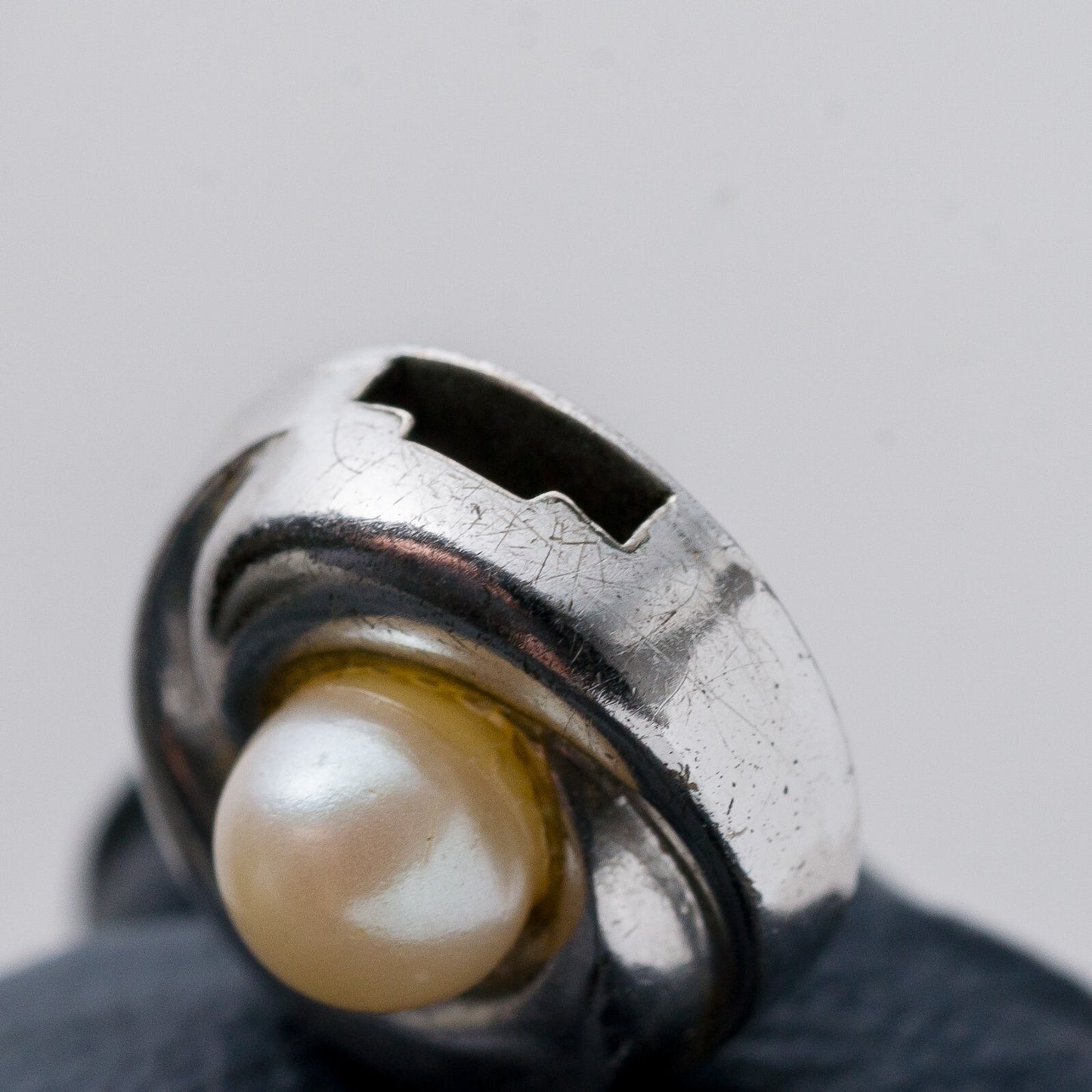 Kettenverschluss 835 Silber Perle 1,39 g5