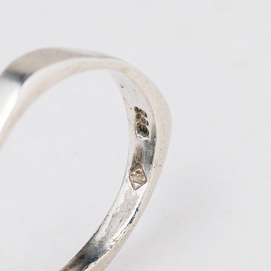 Silber Ring flexibel ca. 57 925 Grüne Steine 5,76 g7