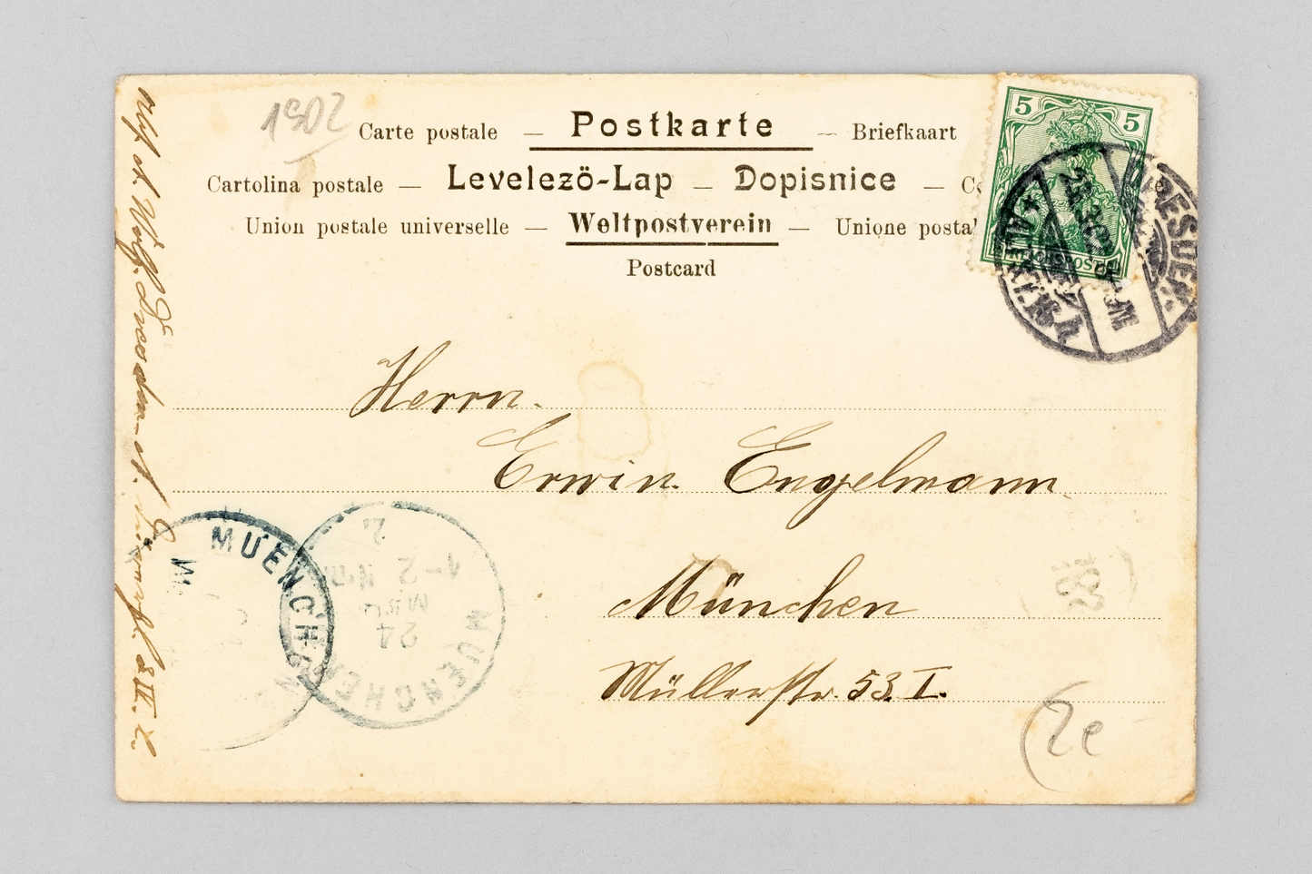 Ansichtskarte Gruss aus Dresden Zwinger 19021
