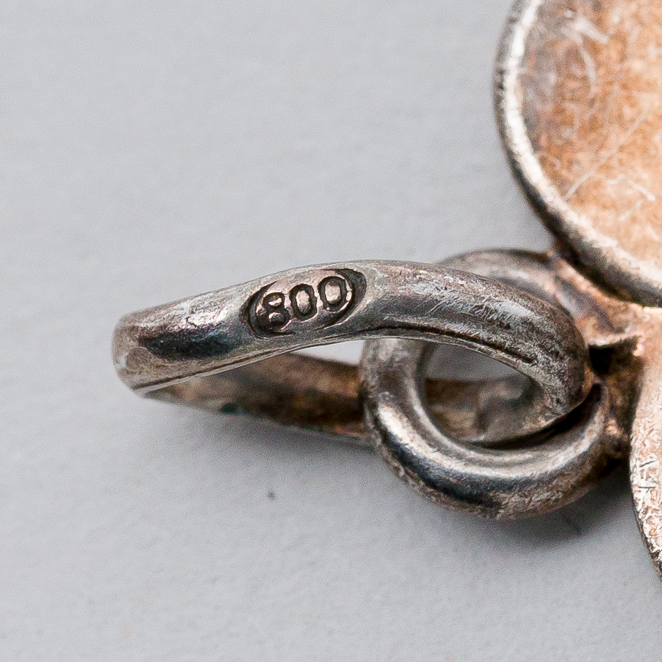 Anhänger Herz 800er Silber 3,37 g 2,5 cm2