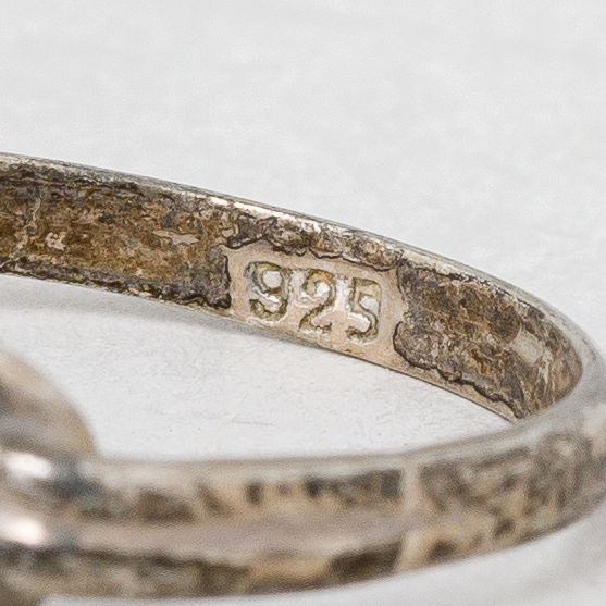 Ring 925er Silber 1,69 g Größe flexibel3