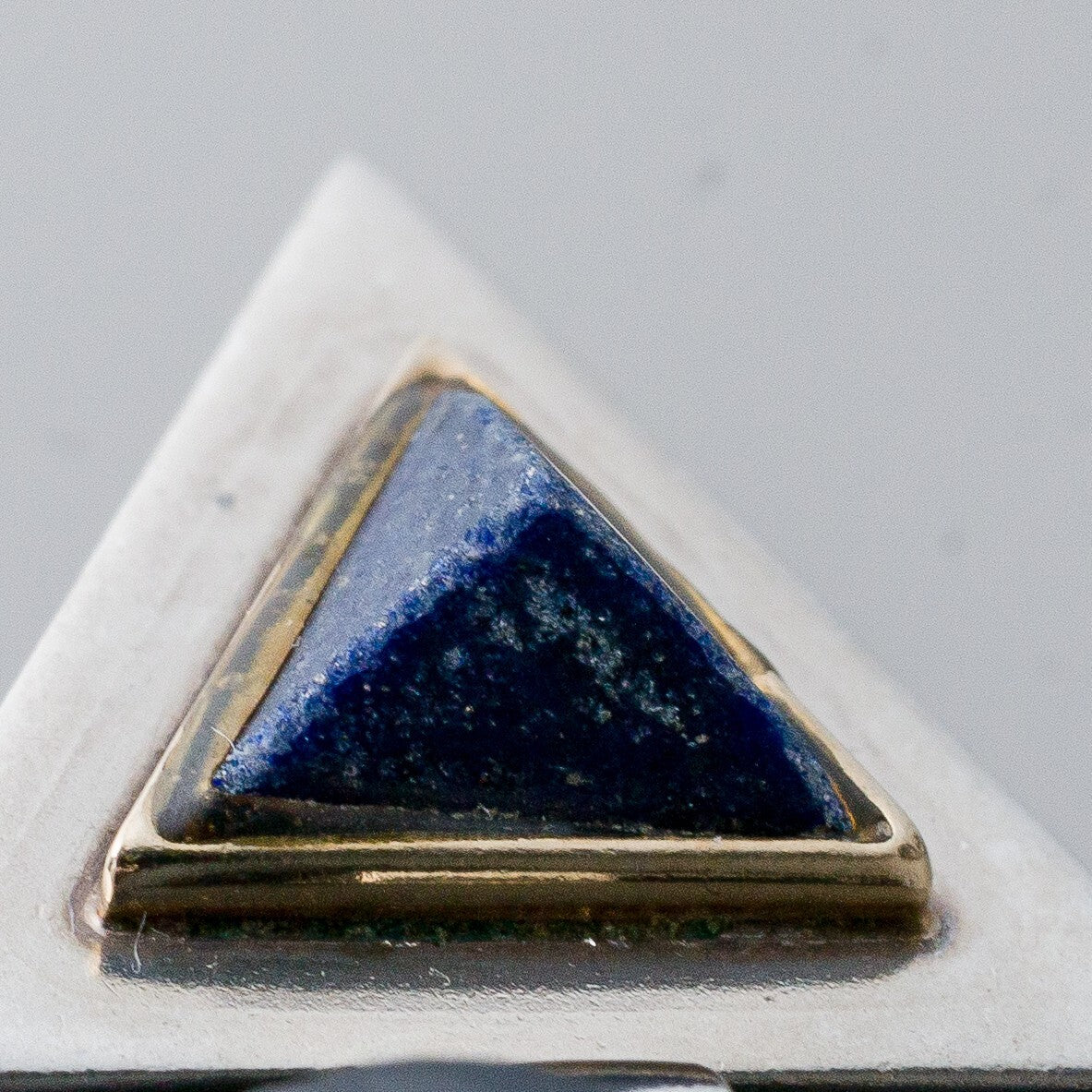 Silber Anhänger Kettenanhänger Blauer Stein 3 g7