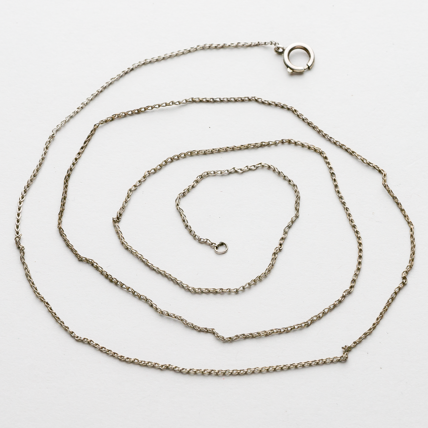 Halskette 1 mm Silber 1,96 g 63 cm1