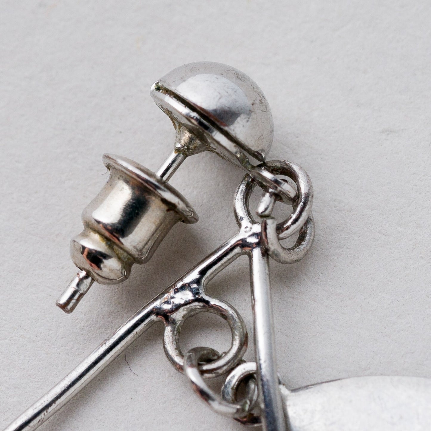 Einzelner Ohrring Hängeohrring Silber 1,5 g6