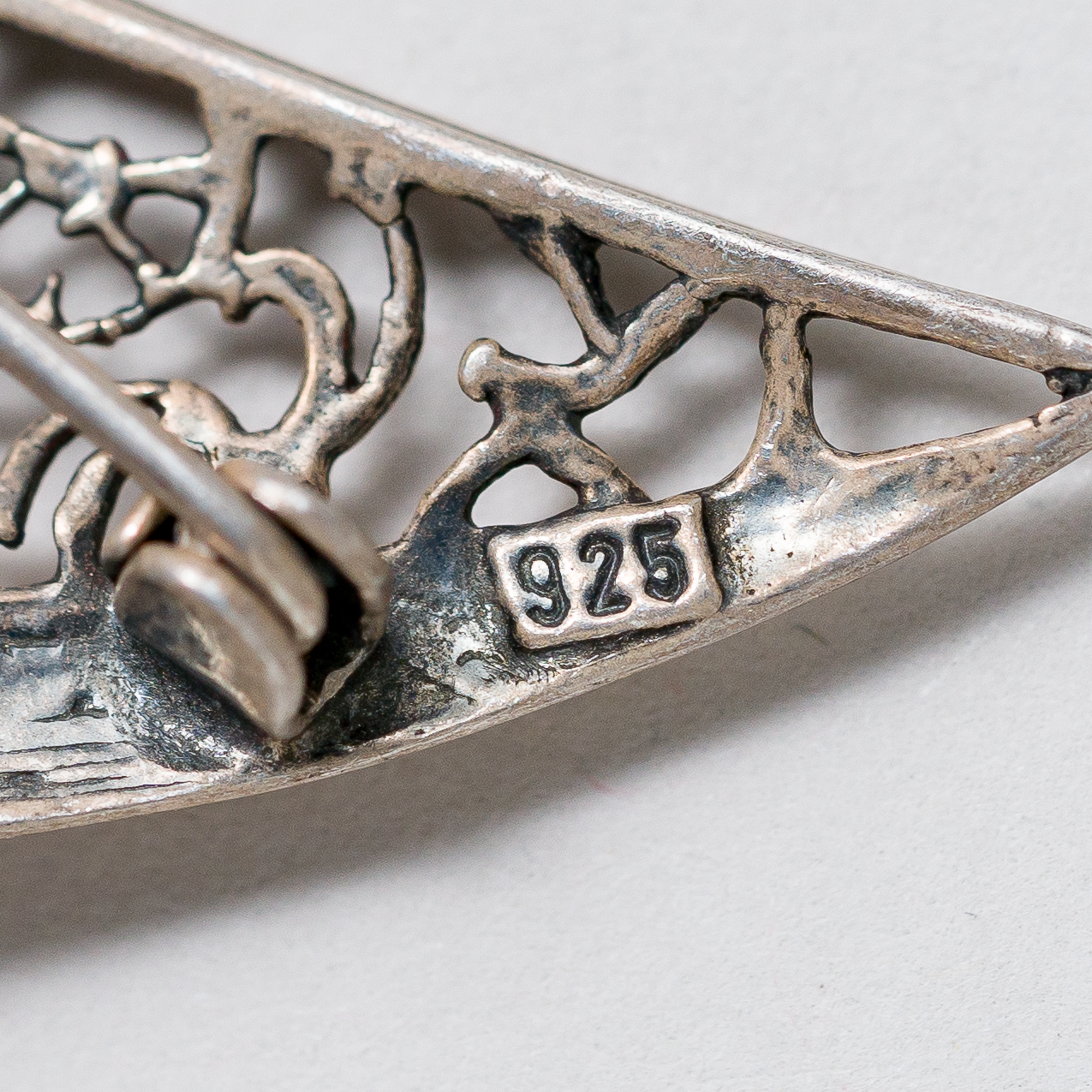 Brosche 925er Silber 4,99 g 5 cm2