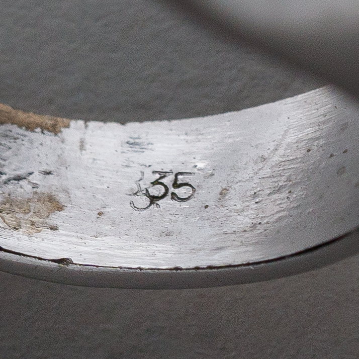 Ring 835er Silber 9,31 g Größe flexibel3