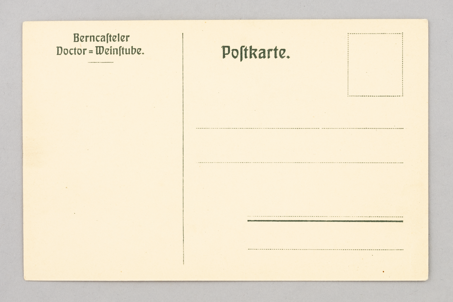 Ansichtskarte Gruss aus Berngastel um 19001