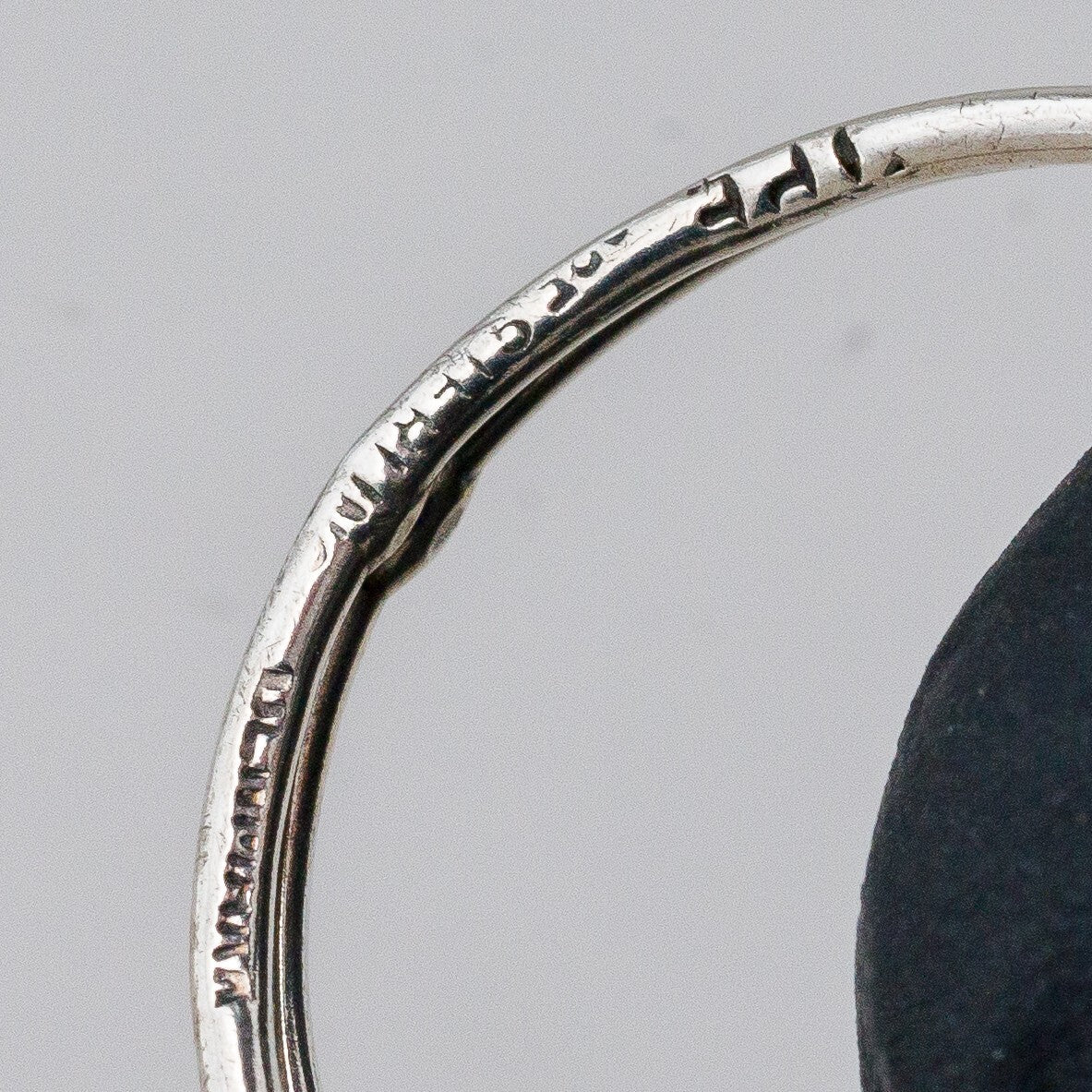 Silber Ring 56 (17,8 mm Ø) Knoten 1,11 g9