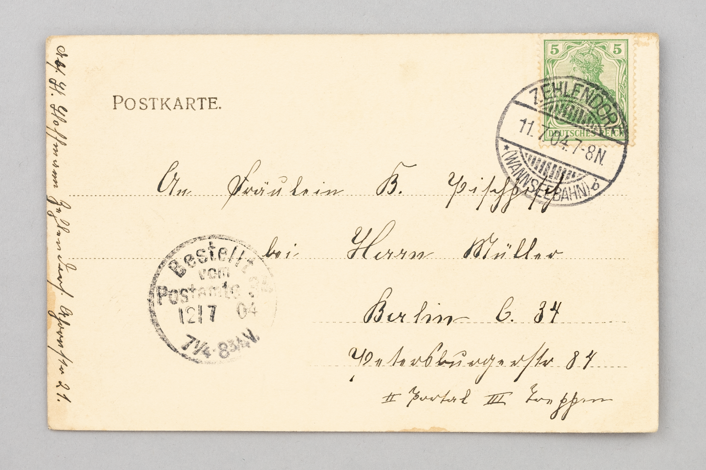 Ansichtskarte Berlin Zehlendorf Teltower Str. 19041