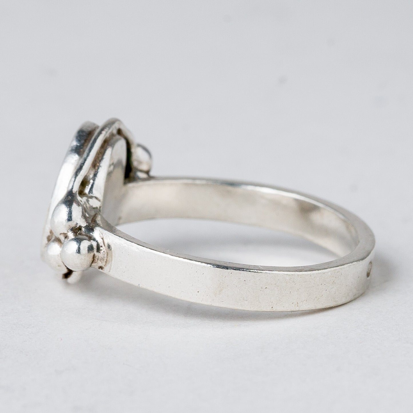 Silber Ring Perlmutt Größe 57 (18,1 mm Ø) 3,98 g5