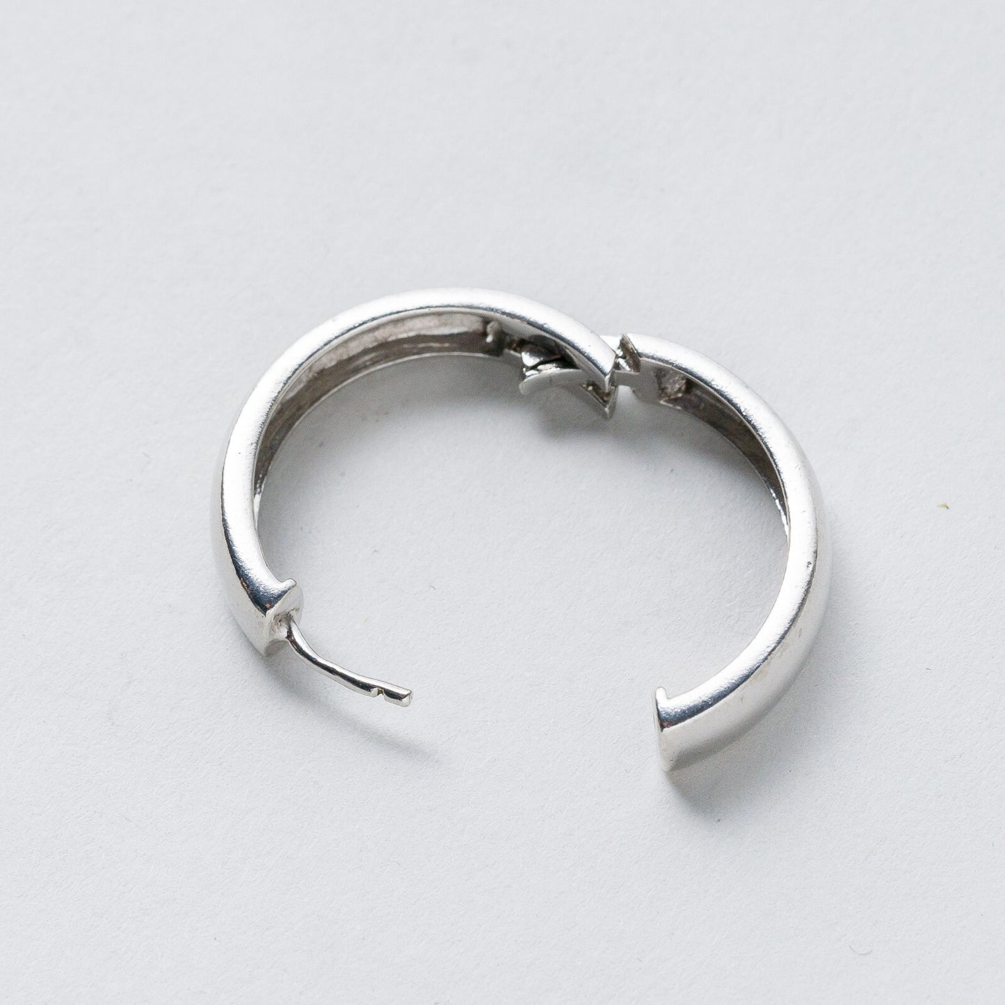 Einzelner Ohrring Creole Silber 2,86 g4