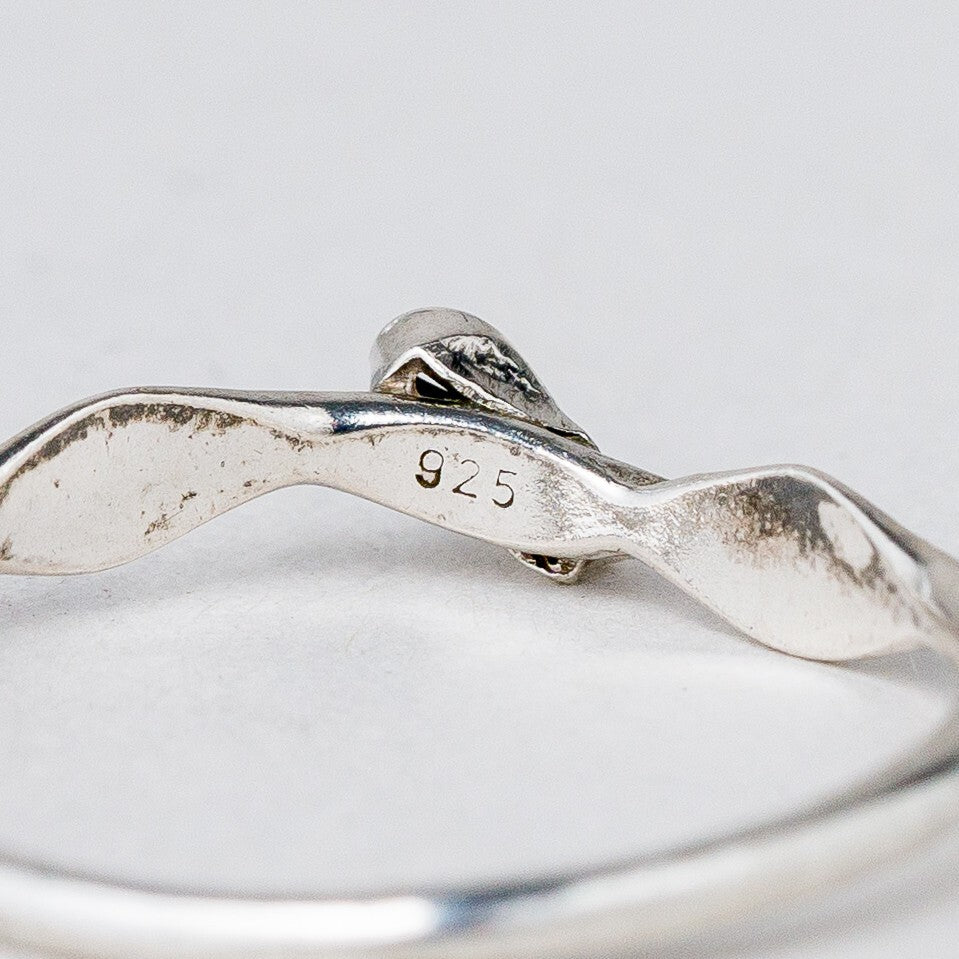 Silber Ring 925 Größe 56 (17,8 mm Ø) 1,13 g6