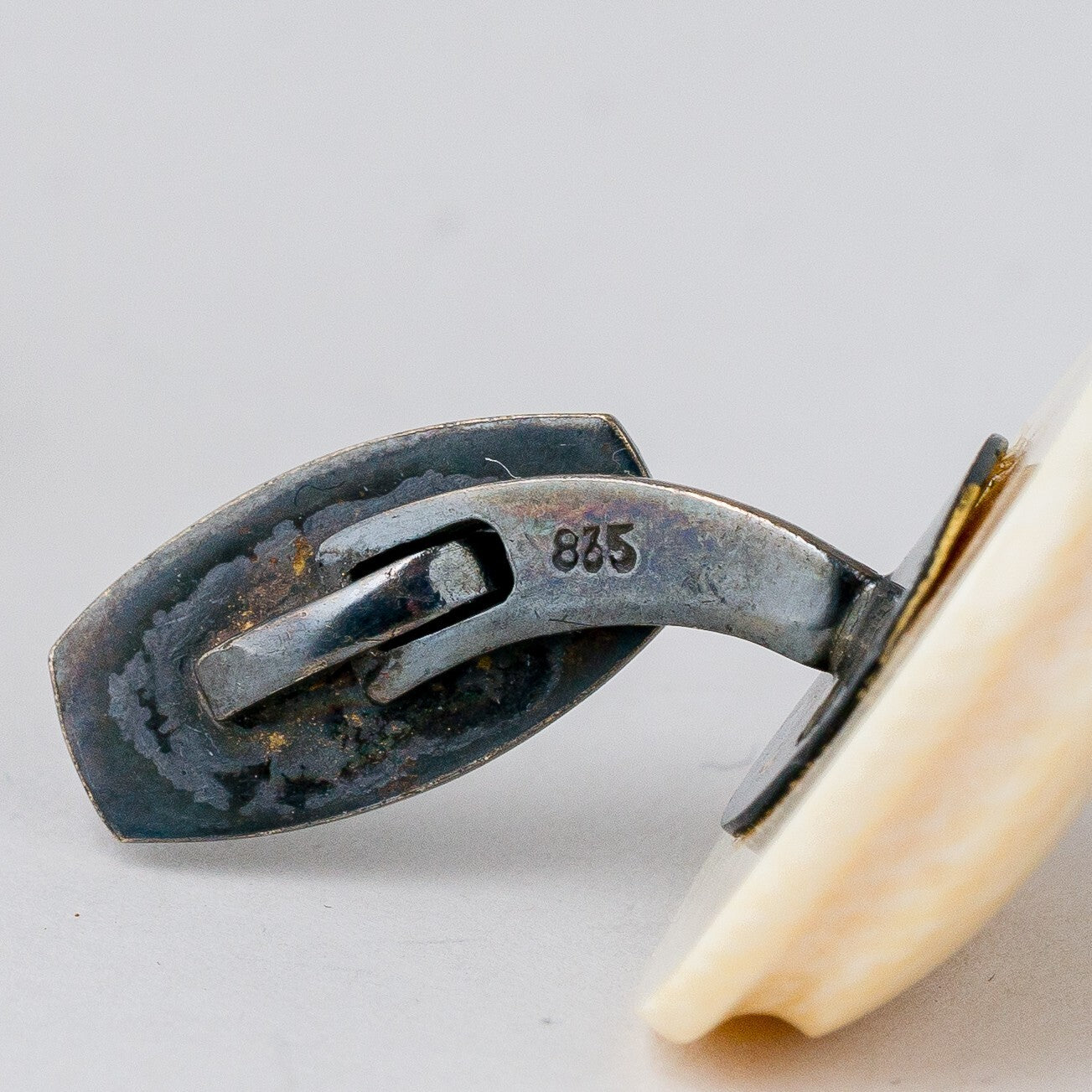 Silber Manschettenknöpfe 835 12,6 g3