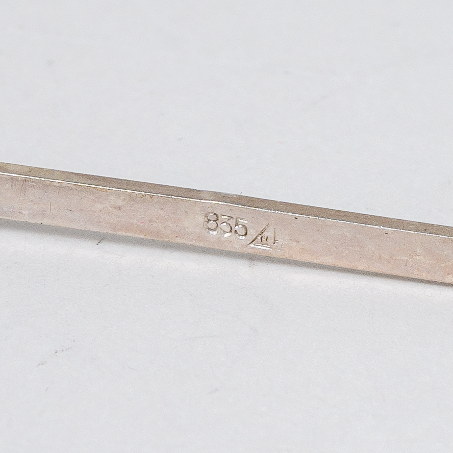 Brosche 835er Silber 2,24 g 5 cm2
