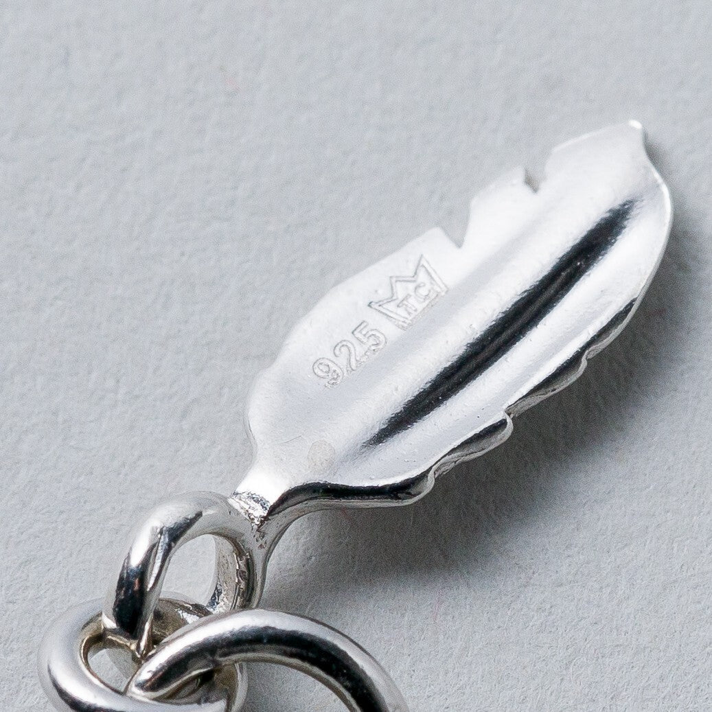 Anhänger 925 Silber Feder 2 cm 0,49 g8