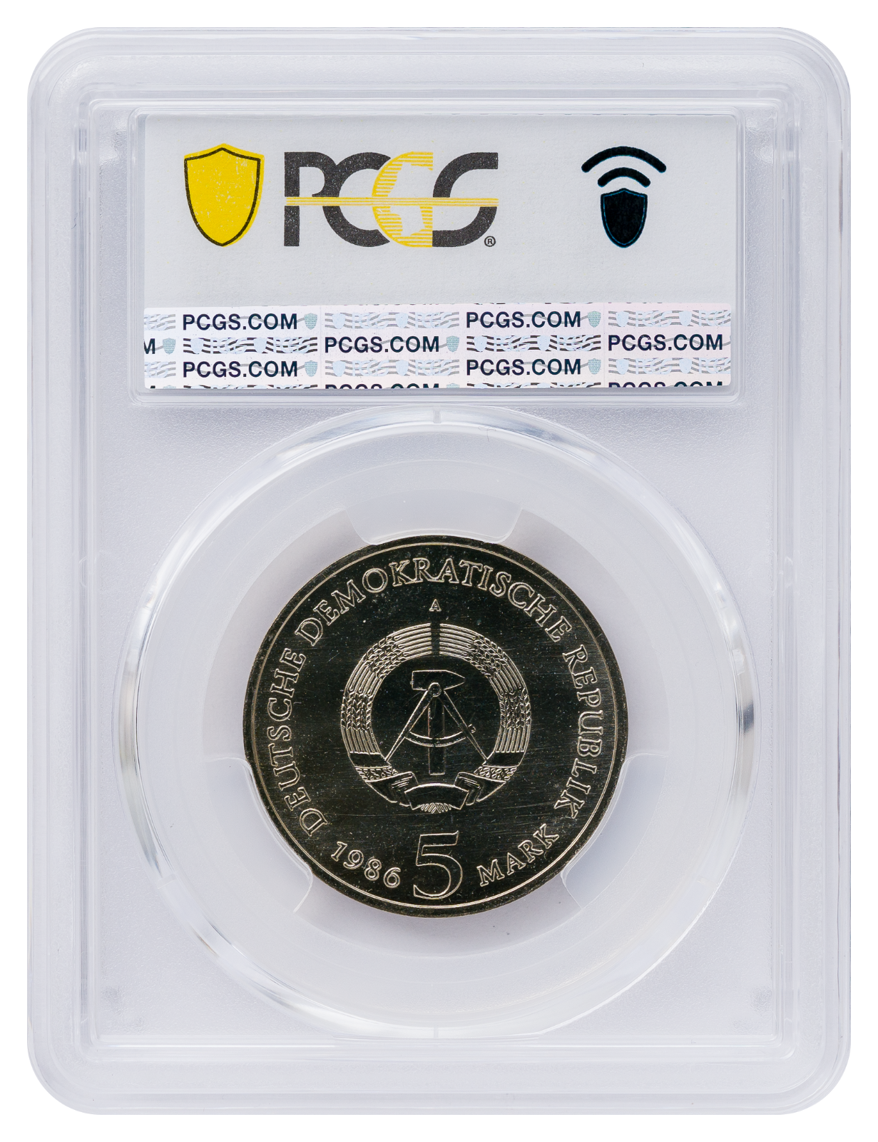 5 Mark DDR 1986 A Neues Palais PCGS MS672