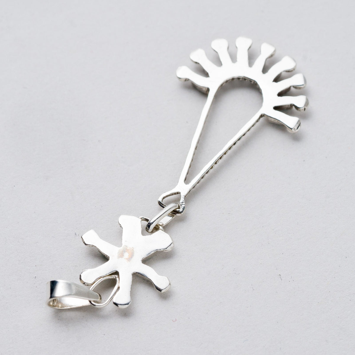 Anhänger Silber Türkise Steine 6 cm 3,05 g5