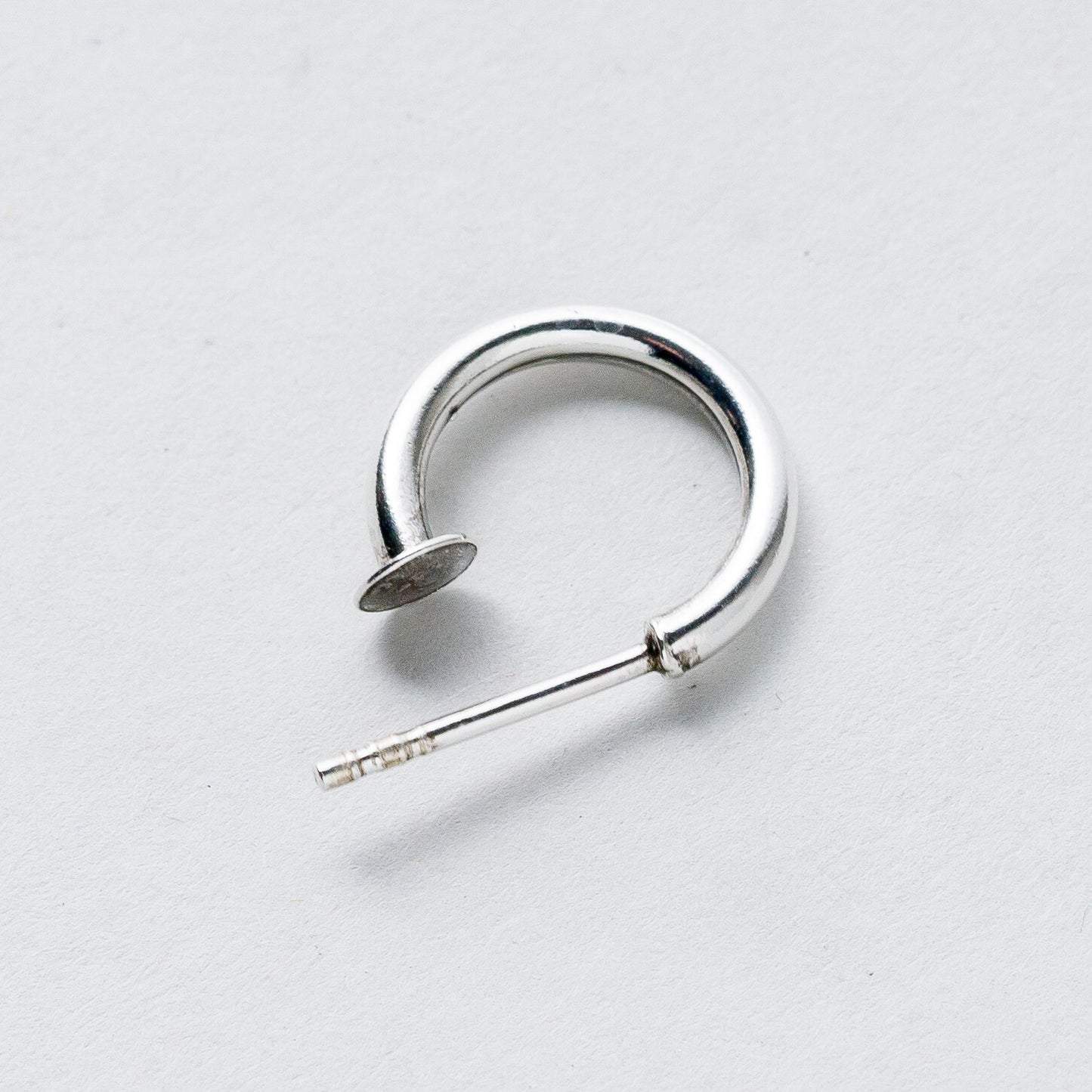 Einzelner Ohrring Creole Silber 0,63 g6