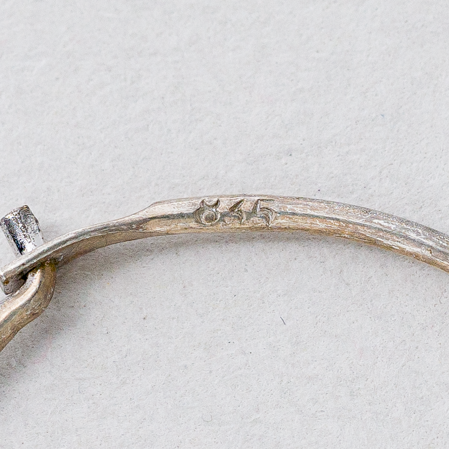 Ohrringe Ohrstecker 835er Silber 0,92 g1