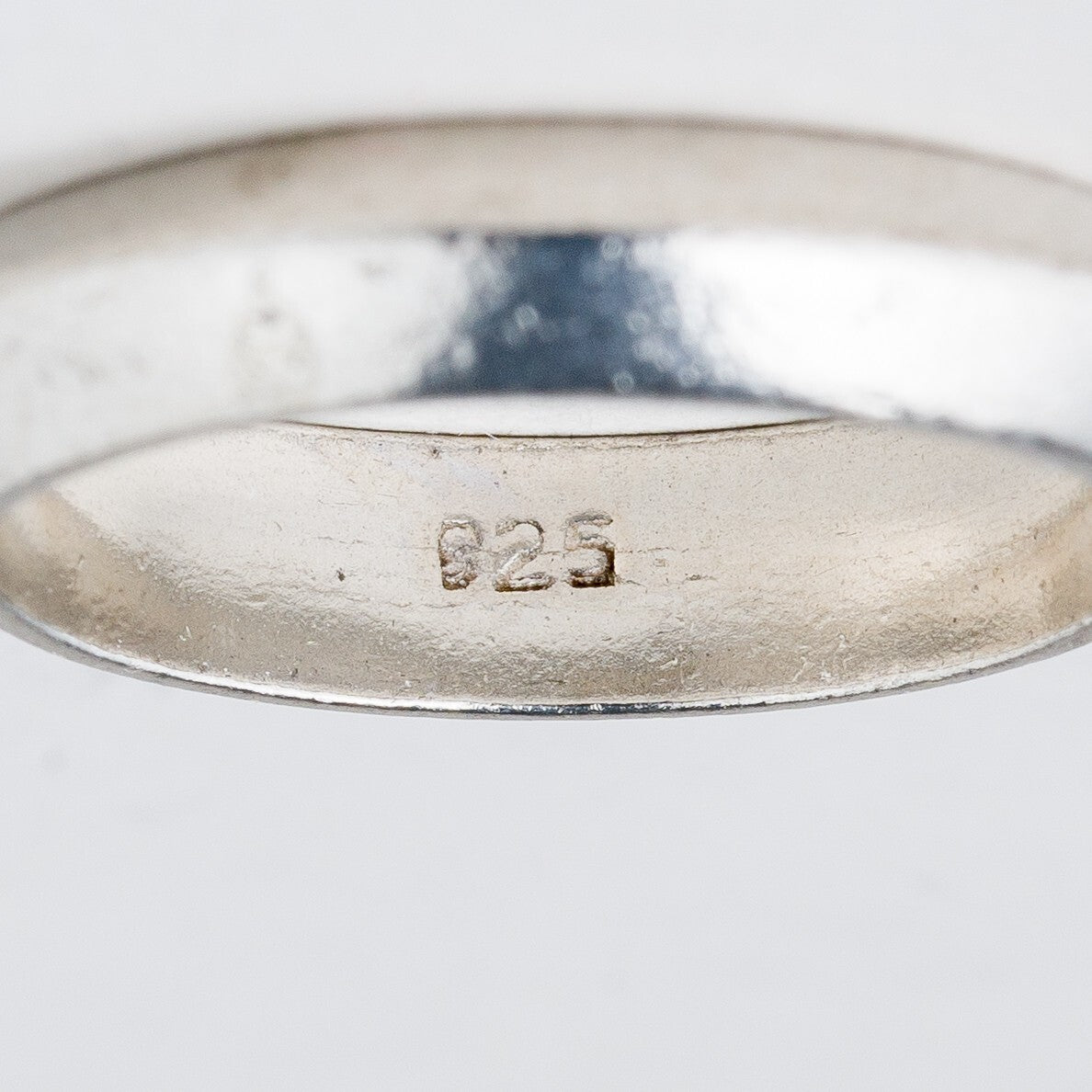 Silber Ring 925 Größe 58 (18,4 mm Ø) 5,45 g4