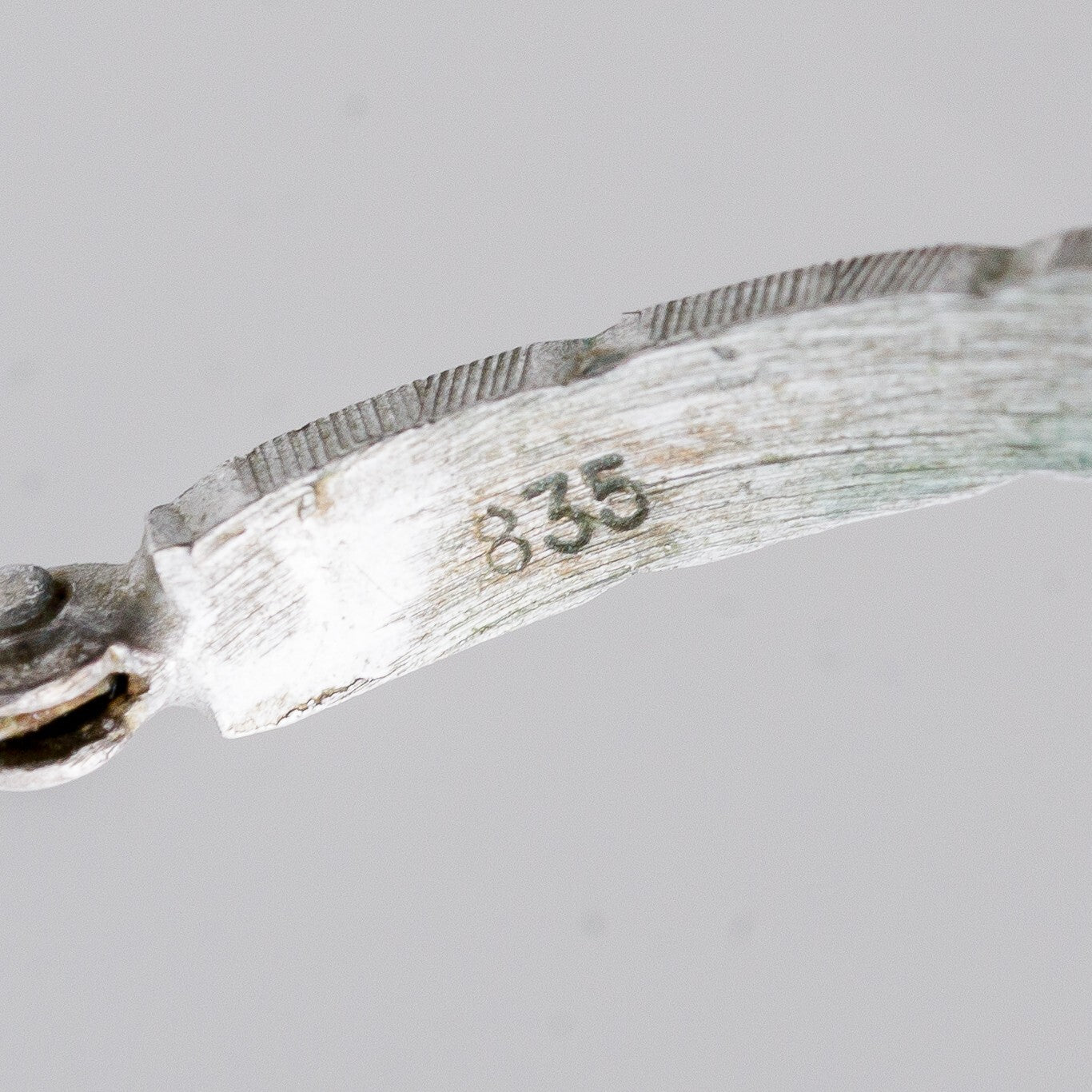 Einzelner Ohrring Creole 835 Silber 2,01 g6